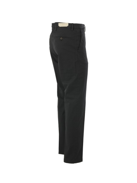 Pantalone Briglia Slim Regular raso di cotone Blu