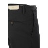 Pantalone Briglia Slim Regular raso di cotone Blu