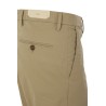 Pantalone Briglia Slim Regular raso di cotone Beige