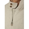 Giubbino Canali in Lino Sabbia