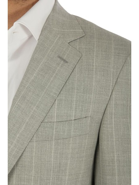 Abito Canali Grigio Gessato