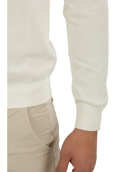 Maglia Drumohr Girocollo Milk