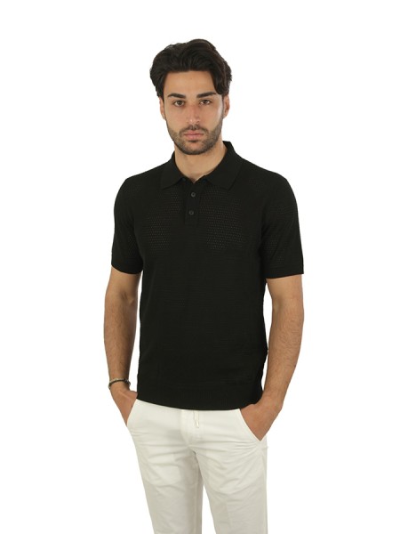 Polo Roberto Collina Nero