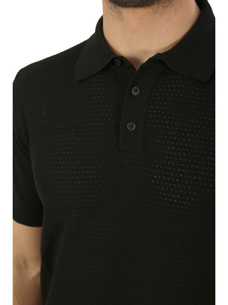 Polo Roberto Collina Nero