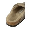 Scarpa Birkenstock Boston con Pelliccia Taupe
