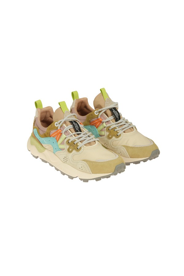 Sneakers Flower Mountain Yamano Beige/Verde
