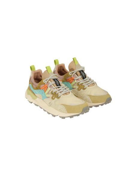 Sneakers Flower Mountain Yamano Beige/Verde