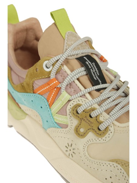Sneakers Flower Mountain Yamano Beige/Verde