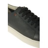 Sneakers Santoni in Pelle Bottalata Blu