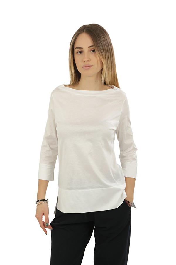 T-Shirt Circolo Bianco Ottico