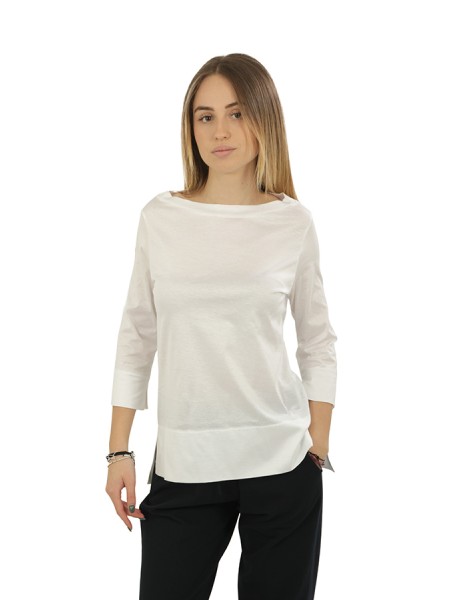 T-Shirt Circolo Bianco Ottico