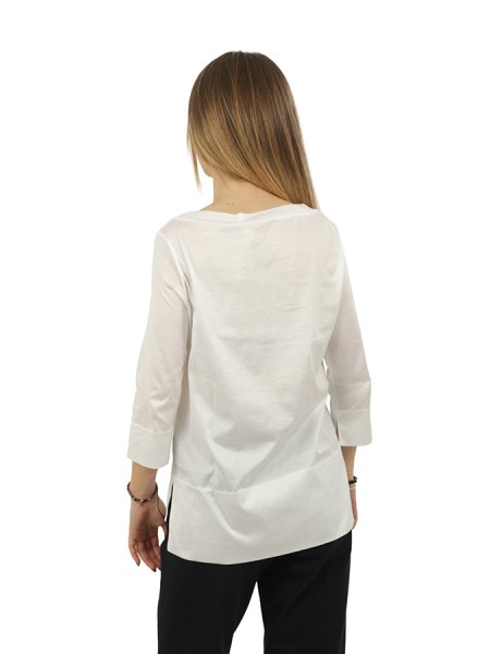 T-Shirt Circolo Bianco Ottico