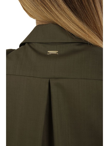 Camicia Herno in Tropical Woo Light Military