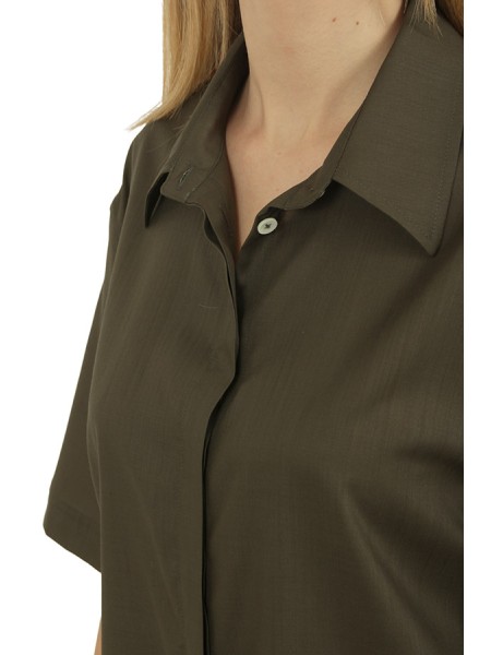 Camicia Herno in Tropical Woo Light Military