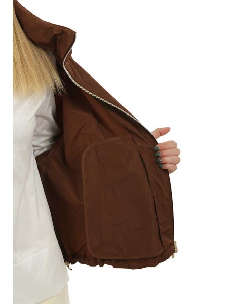 Giubbino Herno New Techno Taffet&agrave; Cuoio