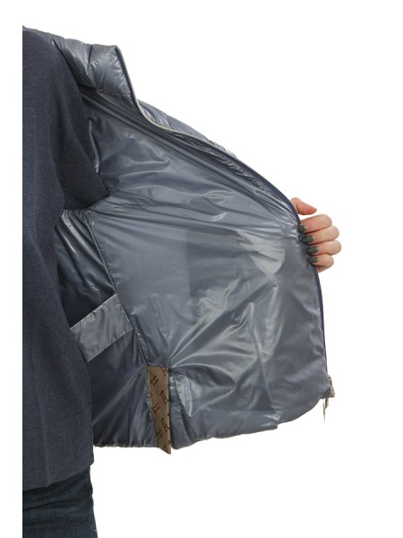 Gilet Herno Ultralight Monogram Azzurro