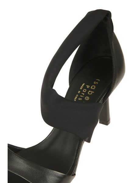 Scarpe Isabelle Paris sandalo in nappa tacco 70 suola in cuoio