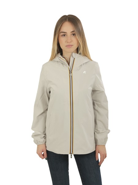 Giubbino K-Way Marguerite Beige Lt