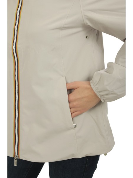 Giubbino K-Way Marguerite Beige Lt