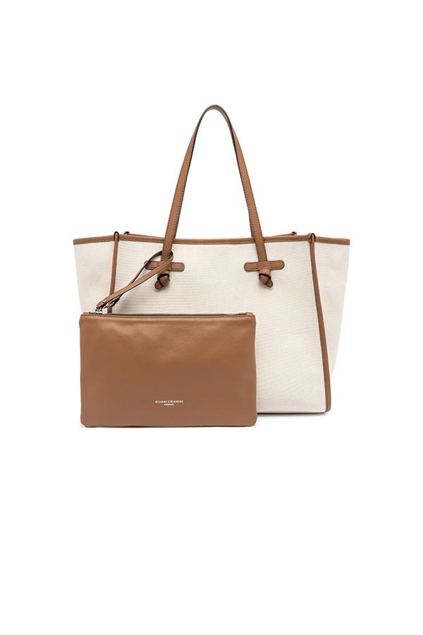 Borsa Marcella Gianni Chiarini Panna/Corda/Caramello