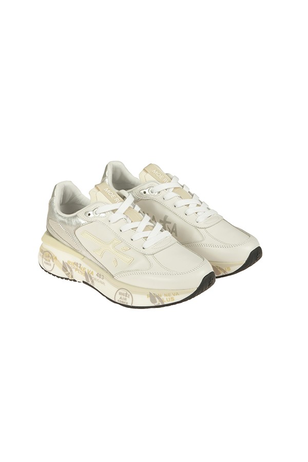Sneakers Premiata Moerund Bianco/Silver.