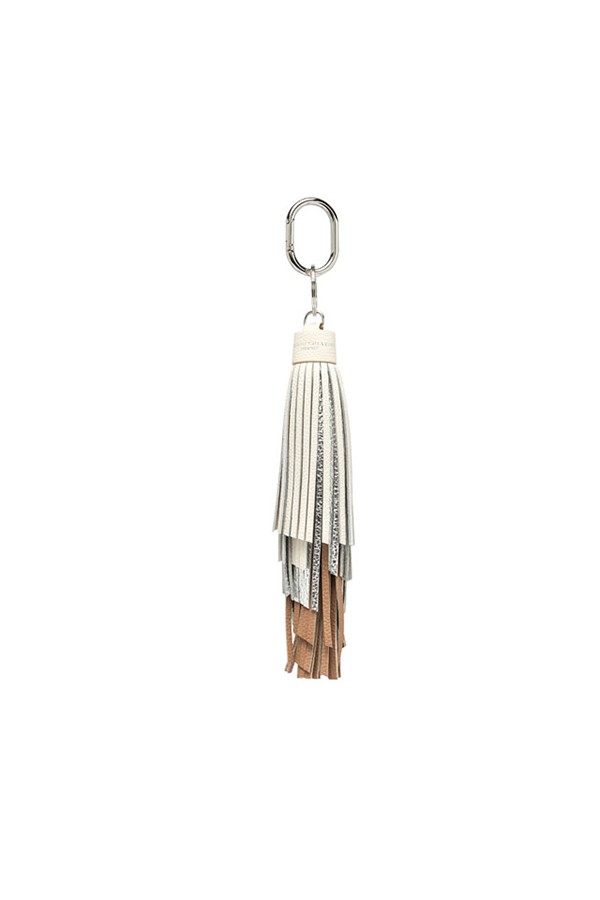 Portachiavi di Gianni Chiarini Charm Pc Nappa Marble/Silver/Clay