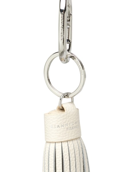 Portachiavi di Gianni Chiarini Charm Pc Nappa Marble/Silver/Clay