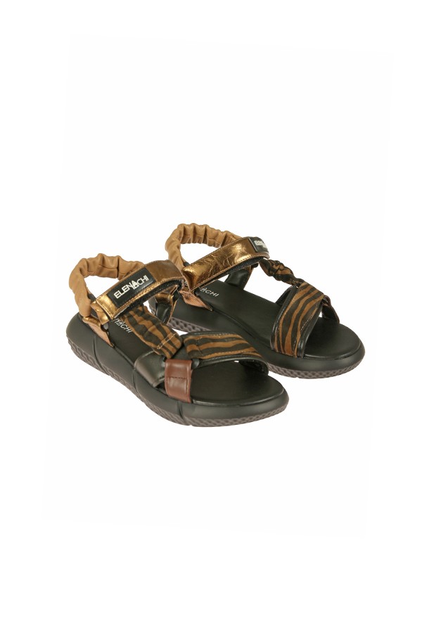 Scarpe Elena Iachi Zebra/Tabacco