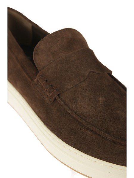 Scarpe Hogan H-TV Mocassino Marrone