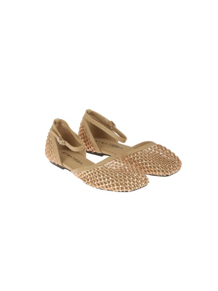 Scarpe Strategia Ballerina Gems Strass Bronzo
