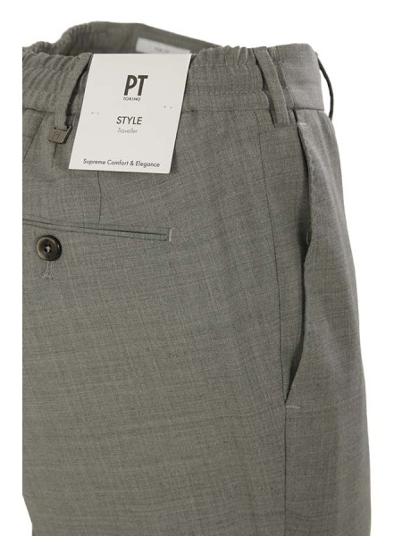 Pantalone PT Jogger Grigio Azzurro
