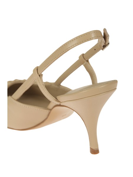 Scarpe Guglielmo Rotta Slingback Aven Beige