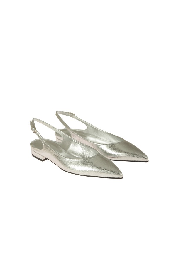 Scarpe Guglielmo Rotta Tom Slingback Argento