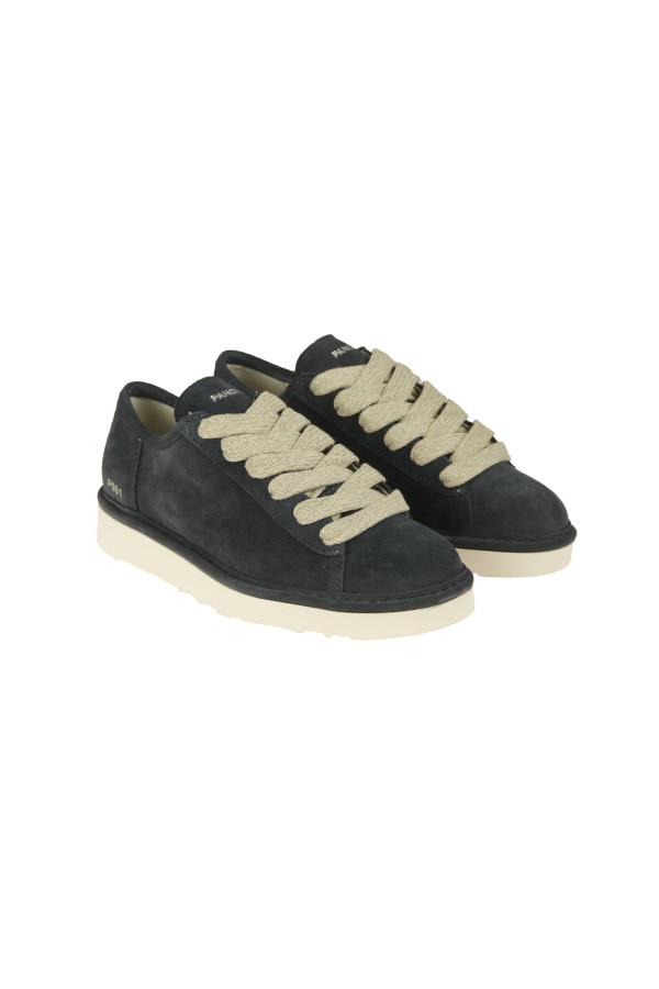 Calzature sneaker tomaia in suede fondo gomma