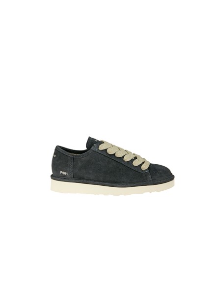 Calzature sneaker tomaia in suede fondo gomma