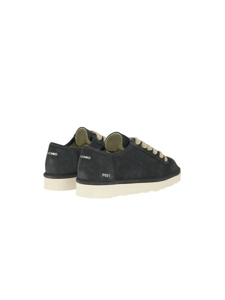 Calzature sneaker tomaia in suede fondo gomma