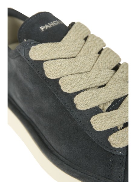 Calzature sneaker tomaia in suede fondo gomma