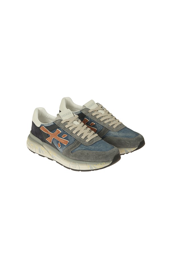 Sneaker Premiata Mick 7215 Cray/Blu
