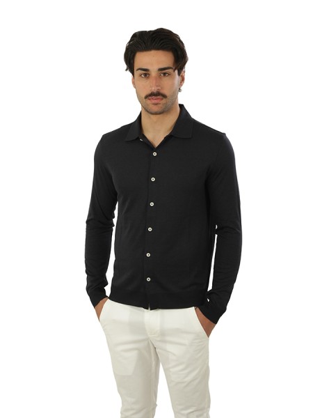 Camicia Altea in Jersey Blu