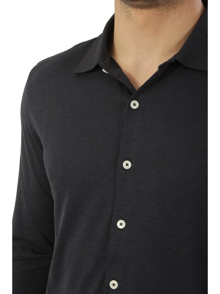 Camicia Altea in Jersey Blu