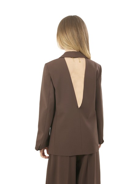 Giacca Semicouture Cipriana Dark Cacao