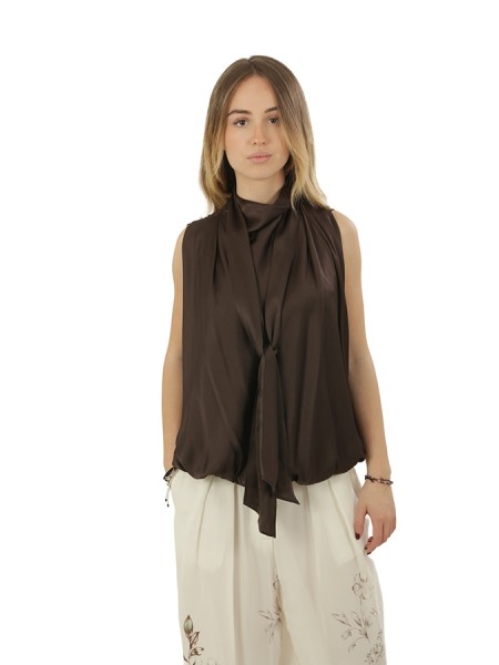 Top Semicouture Eugenia Rose Dark Cacao