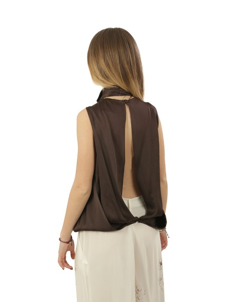 Top Semicouture Eugenia Rose Dark Cacao