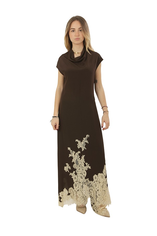 Vestito Semicouture Arcelia Dark Cacao