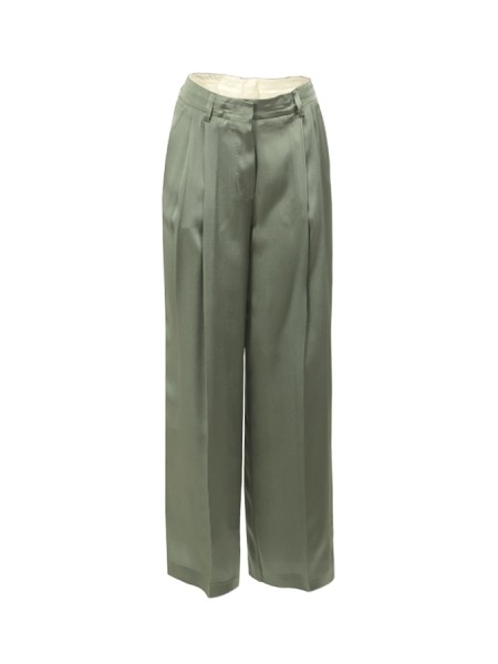 Pantalone Semicouture Jasone Verde Mare