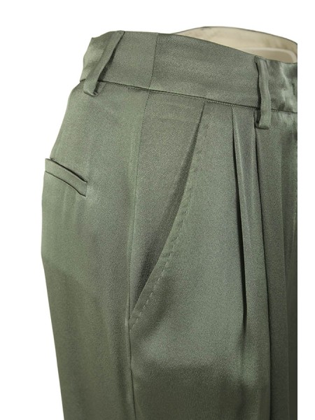 Pantalone Semicouture Jasone Verde Mare