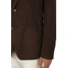 Giacca Canali in Suede Testa di Moro