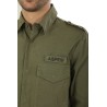 Camicia Aspesi Militare Green