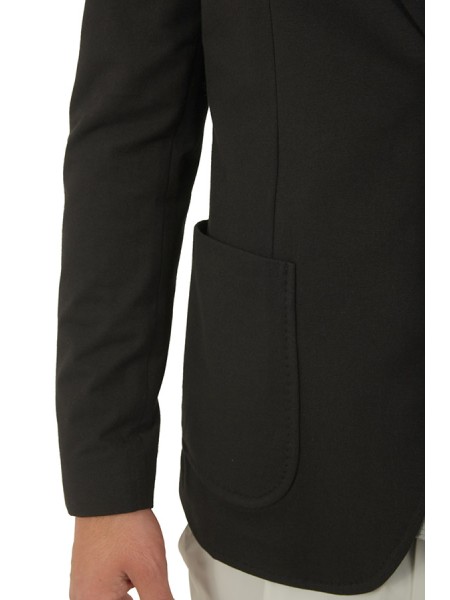 Circolo Nero blazer monopetto light jersey 79%co 21%ea