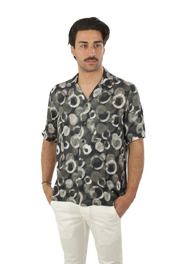 Camicia Nero Fantasia